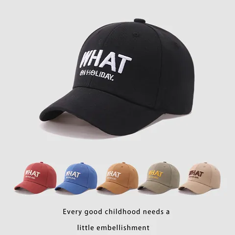Casquette de Baseball Enfant en Coton Décontracté avec Broderie de Lettres Protection Solaire pour Garçons Filles Outdoor Street Hip Hop