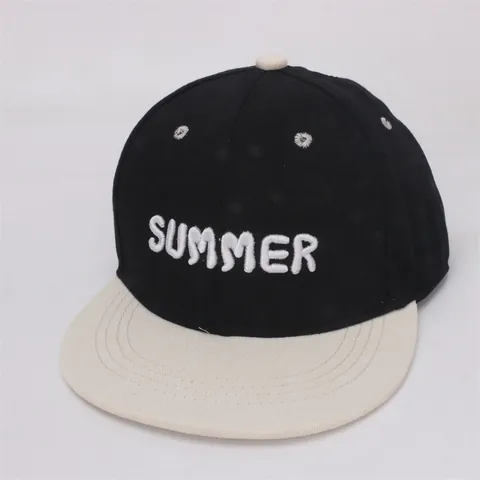 Lussuosi Cappello Baseball Bambini Ricamo Lettere Estate Visiera Piatta Hip Hop Cappello Per Ragazzi Ragazze Cappellino Regolabile Parasole