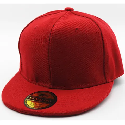 Unisex Kinderen Volwassenen Effen Kleur Acryl Platte Rand Baseballpet Snapback Hoed Verstelbaar Voor Buiten Reizen DIY