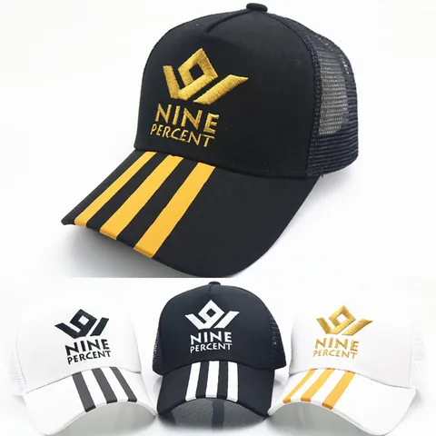 Casquette de Baseball Trucker en Maille pour Enfants Chapeau de Protection Solaire Réglable Avec Broderie de Lettres Et Rayures