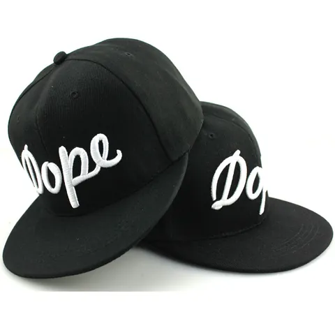 Berretto Snapback con Ricamo di Lettere Ala Piatta Cappello da Baseball Hip Hop Regolabile per Uomo Donna Streetwear Moda
