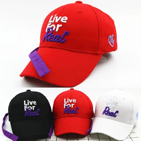 Kids Adults Hip Hop Baseball Cap Canvas Letter Embroidery Long Purple Ribbon Streetwear Peaked Sun Hat For Boys Girls Parent Child