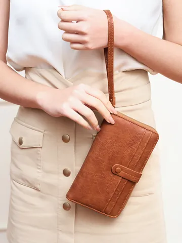 Klassische Lange Geldbörse Damen RFID-Schutz Multifunktional Kunstleder Clutch Große Kapazität Reise Reisepass Portemonnaie