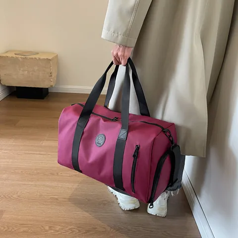 Große Kapazität Reisetasche Für Damen Herren Fitness Gym Tasche Mit Unabhängigem Schuhfach Wasserdichte Handtasche Schultertasche