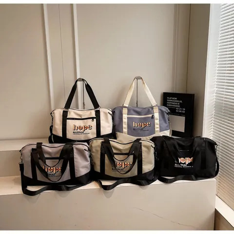 Grote Capaciteit Reistas Canvas Nylon Duffeltas Met Droog Nat Scheiding Voor Weekend Gym Sport Reizen Mannen Vrouwen