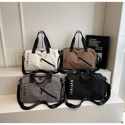 Bolsa de Viaje Grande Impermeable Con Compartimento Para Zapatos Mujer Hombre Separación Seco Húmedo Deporte Gimnasio Bolsa de Fin de Semana
