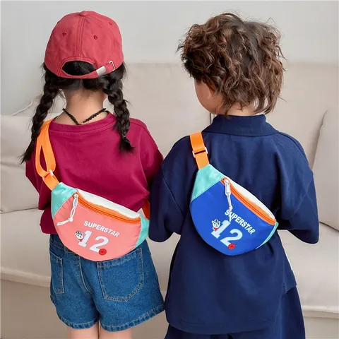 Sac Banane Sport Pour Enfants En Nylon Imperméable Avec Imprimé Superstar Sangle Réglable Pour Garçons Et Filles Pour Un Usage Quotidien