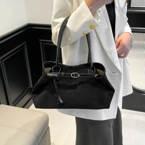 Bolso Tote para Mujer con Textura de Ante Esmerilado Gran Capacidad Estampado de Leopardo Bolso de Hombro Vintage de Cuero Sintético para Oficina Diario