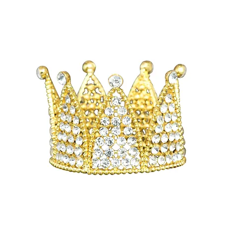 Corona de Plástico con Brillantes de Imitación para Tarta de Cumpleaños de Princesa Boda Decoración de Pasteles Niños