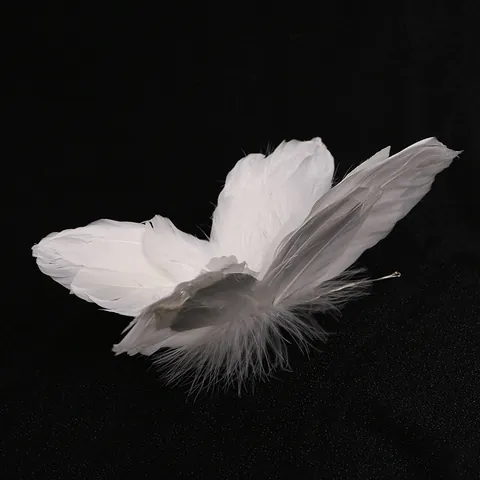 Luminous Feather Butterfly Angel Wings Cake Topper With Led Warm Light For Birthday Wedding Party Cake Decoration Ornament