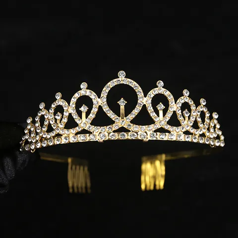 Luxury Alloy Rhinestone Birthday Crown Tiara For Women Girls Sixteenth Eighteenth Birthday Party Wedding Hair Accessories Headpiece