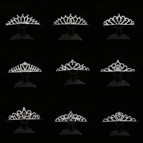 Bridal Rhinestone Tiara Crown Elegant Alloy Crystal Headband For Wedding Birthday Party Pageant Women Girls Hair Accessories