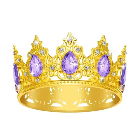 Tiara Corona Barocca Lussuosa in Lega con Strass per Ragazze Donne Matrimonio Compleanno Festa Spettacolo Accessori per Capelli in Cristallo