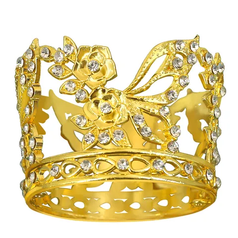 Legering Strass Roos Vlinder Mini Kroon Voor Kinderen Verjaardag Taart Decoratie Bruiloft Feest Haaraccessoires Cadeau
