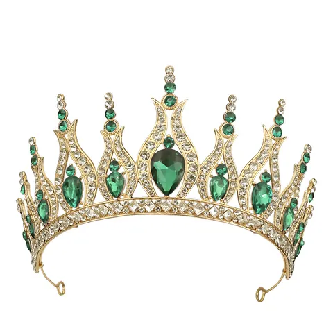 Corona Di Lusso In Lega Con Strass E Perle A Forma Di Fiore Per Matrimonio Compleanno Festa Gioielli Per Capelli Donna