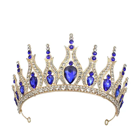 Corona Di Lusso In Lega Con Strass E Perle A Forma Di Fiore Per Matrimonio Compleanno Festa Gioielli Per Capelli Donna