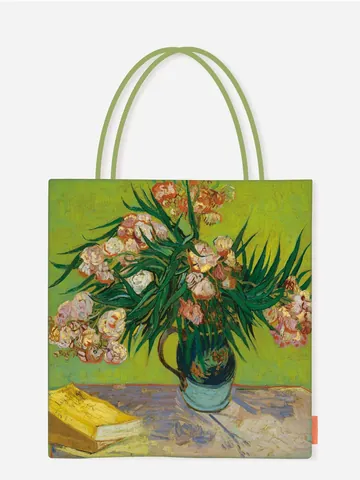 Sac Cabas pour Femmes Imprimé Peinture à l'Huile Van Gogh Grande Capacité Sac à Épaule Artistique pour Quotidien Style Littéraire