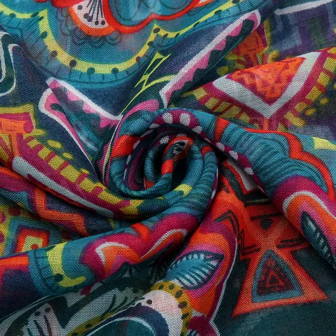 Bohemian Quasten Schal Für Damen Lang Voile Sonnenschutz Schultertuch Vintage Ethnisch Paisley Druck Strandtuch Reisen Accessoire