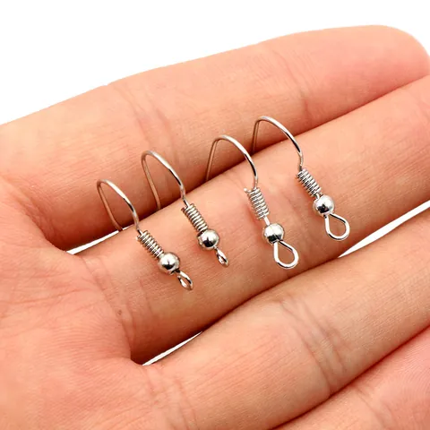 316 Edelstahl Ohrring Haken Schmuckherstellung Findings DIY Französische Ohrhaken Klappbügel Ohrring Draht Haken Zubehör Für Damen