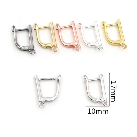 Kupfer Leverback Ohrringe Haken Zubehör Für DIY Schmuckherstellung Gold Silber Roségold Gun Black Lever Back Ohrdrähte
