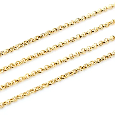 Stainless Steel Rolo Chain O-Shaped DIY Jewelry Making Chain For Necklace Bracelet Making Unfinished Jewelry Chain Components