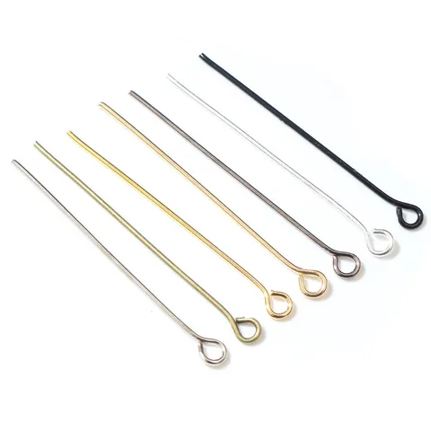 Iron Eye Pins Jewelry Finding Pins For DIY Earring Pendant Necklace Jewelry Making Craft Materials Vintage Style Findings