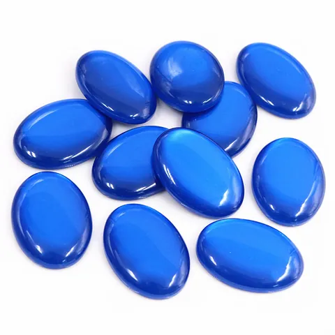 Oval Resin Cabochons Cat Eye Effect Flatback Stones For DIY Jewelry Making Accessories Pendant Inlay Decorative Craft Materials