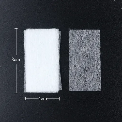 Feuilles de Fibre de Soie d'Extension d'Ongles Professionnelles pour Femmes Blanc Translucide Maille Outil de Manucure Réparation d'Ongles