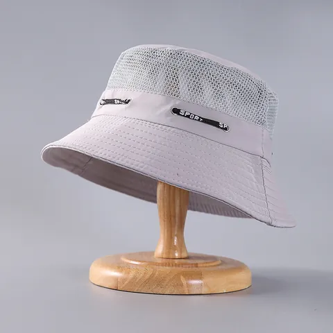 Unisex Outdoor Netz Atmungsaktiv Anglerhut Polyester Sonnenschutz Fischerhut Für Wandern Angeln Freizeit Sommer Kappe