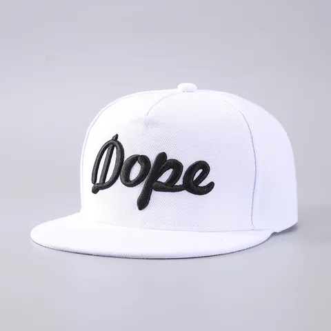Verstelbare Hip Hop Letter Borduurwerk Snapback Hoed Platte Rand Honkbalpet Voor Heren Dames Streetwear Fashion Outdoor Hoed