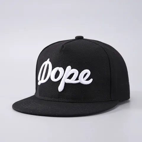 Verstelbare Hip Hop Letter Borduurwerk Snapback Hoed Platte Rand Honkbalpet Voor Heren Dames Streetwear Fashion Outdoor Hoed