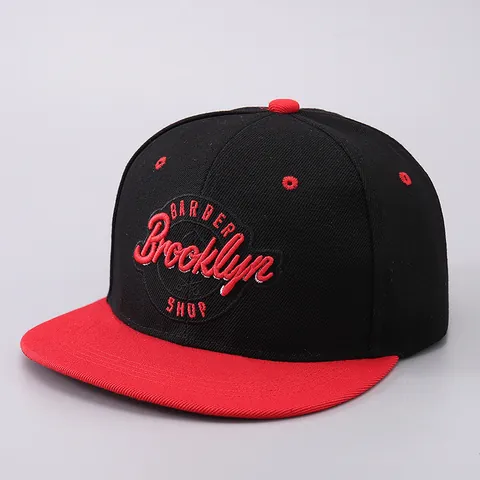Unisex Hip Hop Snapback Καπέλο Επίπεδο Γείσο Καπέλο Μπέιζμπολ Με Κέντημα Γραμμάτων Brooklyn Streetwear Ρυθμιζόμενο Καπέλο