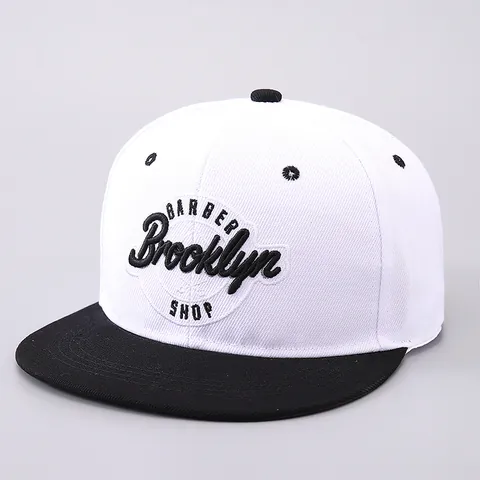Unisex Hip Hop Snapback Καπέλο Επίπεδο Γείσο Καπέλο Μπέιζμπολ Με Κέντημα Γραμμάτων Brooklyn Streetwear Ρυθμιζόμενο Καπέλο