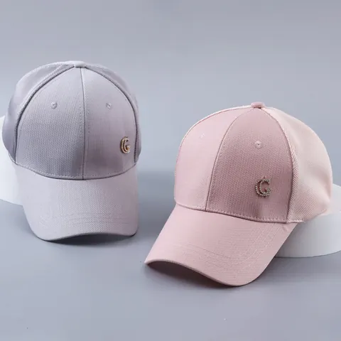 Berretto da Baseball Traspirante in Rete da Donna Moda Strass Lettera G Patchwork Cappello Trucker Protezione Solare Estate Esterna