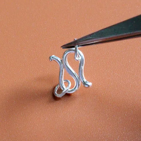 925 Sterling Silver S Hook Clasp Connector For DIY Jewelry Making Necklace Bracelet Connection Gold Silver Plated S Clasp Connector