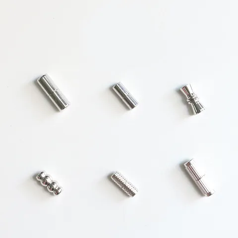 925 Sterling Silver Screw Clasps For DIY Jewelry Making Necklace Bracelet Connection Parts Barrel Clasp Findings Accessory