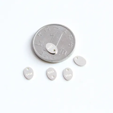 925 Sterling Silver DIY Jewelry Findings Small Heart Oval Water Drop Pendants Tail Chain Tags Extension Chain Connectors For Necklace Bracelet Jewelry Making Supplies