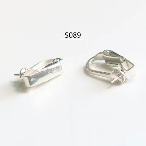 925 Sterling Silver Earring Hooks With Artificial Pearl Tray DIY Jewelry Making Findings Leverback Ear Wires For Women Earring Components