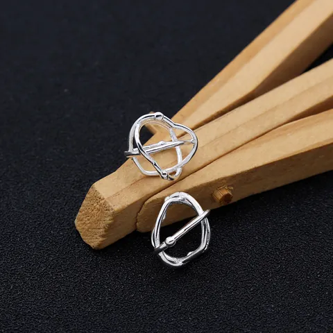 S925 Sterling Silver Hollow Bird Nest Pendant Round Heart Starry Sky Spacer Beads For DIY Necklace Bracelet Jewelry Making Women