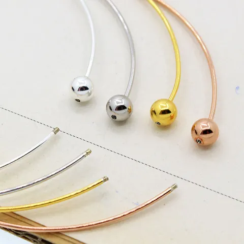 Brazalete de Plata de Ley S925 DIY Para Mujer Diseño de Tornillo Pulsera de Alambre Redondo Joyería de Plata 925 Minimalista