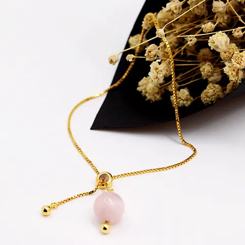 925 Sterling Silver Adjustable Box Chain Bracelet For DIY Jewelry Making Slider Bead Chain Gold Rose Gold Plated Accessory