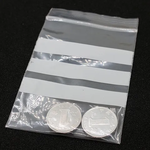 Transparante PE Gripzakjes Herbruikbare Verdikte Plastic Ritszakjes Voor Sieraden Kleine Onderdelen Thuis Opbergen