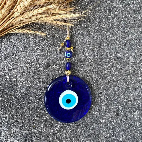Türkischer Stil Böser Blick Wandbehang Deko Glas Nazar Perle Amulett Für Zuhause Wohnzimmer Schlafzimmer Garten Büro Wandschmuck Geschenk
