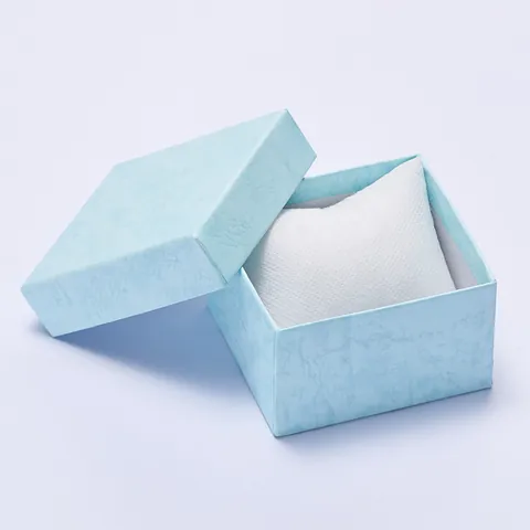 Square Hard Cardboard Watch Jewelry Gift Box With Inner Pillow Case For Watch Bracelet Necklace Jewelry Packaging Box