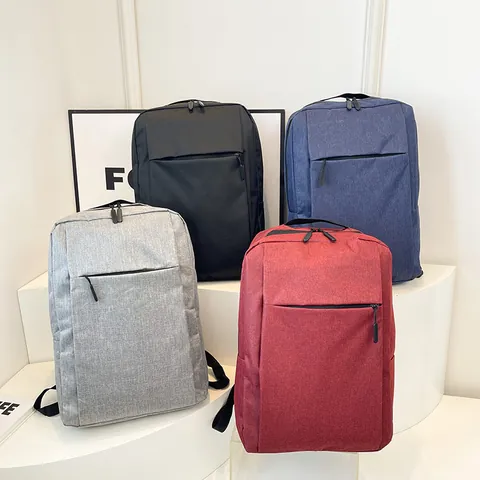 Minimalist Nylon Backpack Large Capacity Laptop Bag Multi Pocket Travel Rucksack School Bag For Men Women Business Casual