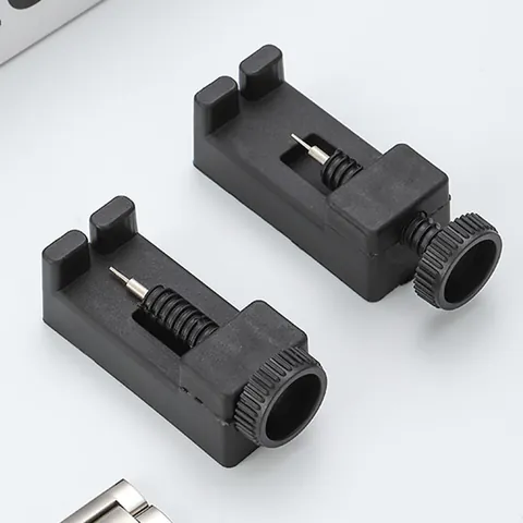 Strumento Professionale Rimuovi Maglie per Cinturino Orologio Kit Riparazione per Uomo Donna Regolatore di Bracciale in Metallo con Perno in Acciaio Inossidabile