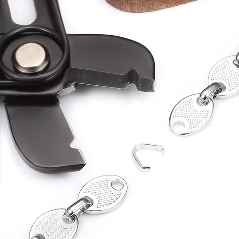 Stainless Steel Textured Coffee Bean Link Chain Pig Nose Oval Embossed DIY Jewelry Necklace Bracelet Making Accessories Unisex