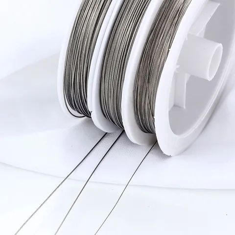Stainless Steel Beading Wire 0.3mm 0.5mm 0.6mm Diameter DIY Jewelry Making Cord For Bracelet Necklace Craft Stringing