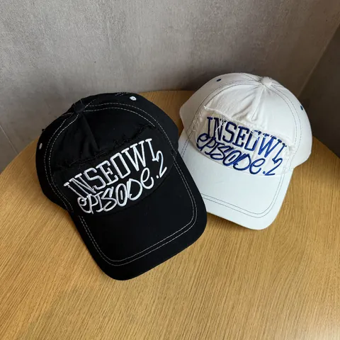 Berretto da Baseball da Donna Casual Retrò con Lettere Ricamate in Misto Cotone Streetwear Regolabile Traspirante Parasole