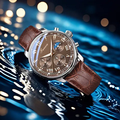 Elegant Quartz Polshorloge Voor Heren Klassiek Zakelijk Casual Stijl Krokodillenreliëf Leren Band Gelegeerde Kast Roestvrijstalen Gesp Cadeau
